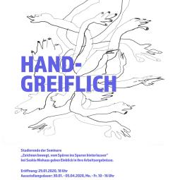 Ausstellung "HANDGREIFLICH" Studierende der Dozentin Saskia Niehaus