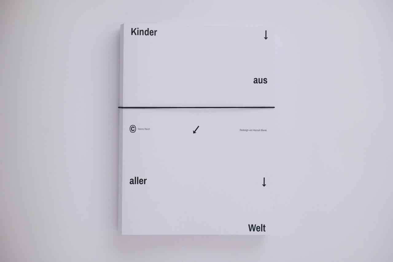 Buchcover: Weißes Cover mit schwarzer versetzter Typografie