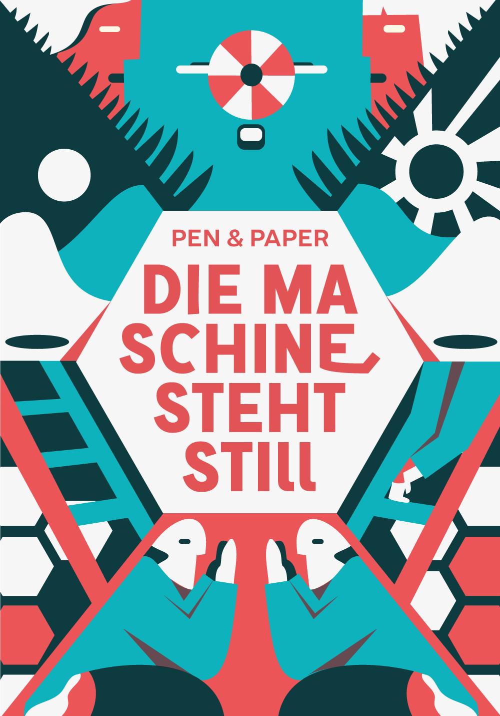 Cover des Pen and Papers Maschine steht still von Luisa Bebenroth