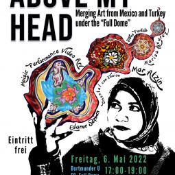 Ein Poster für die Veranstaltung "Above My Head"